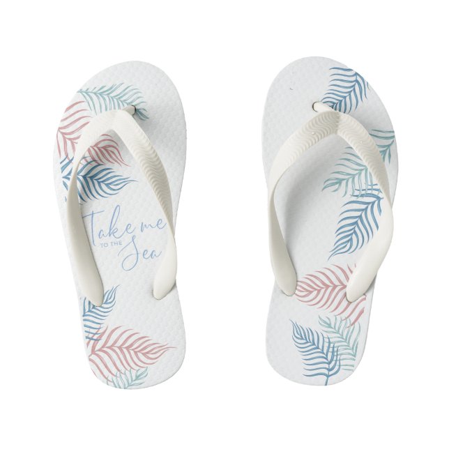 Chanclas Para Niños Flip-flop Take me to the sea (Plantilla)