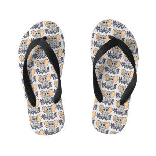 Chanclas Para Niños Flip Flops de elefante metálico - imagen múltiple