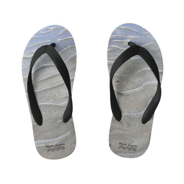 Chanclas Para Niños Flip Flops de escenas oceánicas (Plantilla)