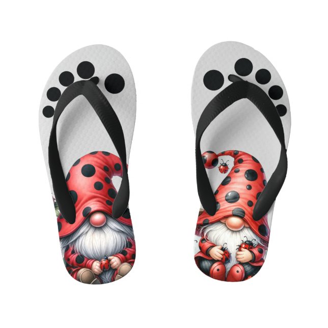 Chanclas Para Niños Flip Flops de los niños de Gnome (Plantilla)