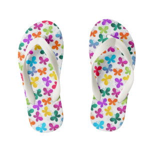Chanclas Para Niños Flip Flops de mariposas de comida de verano