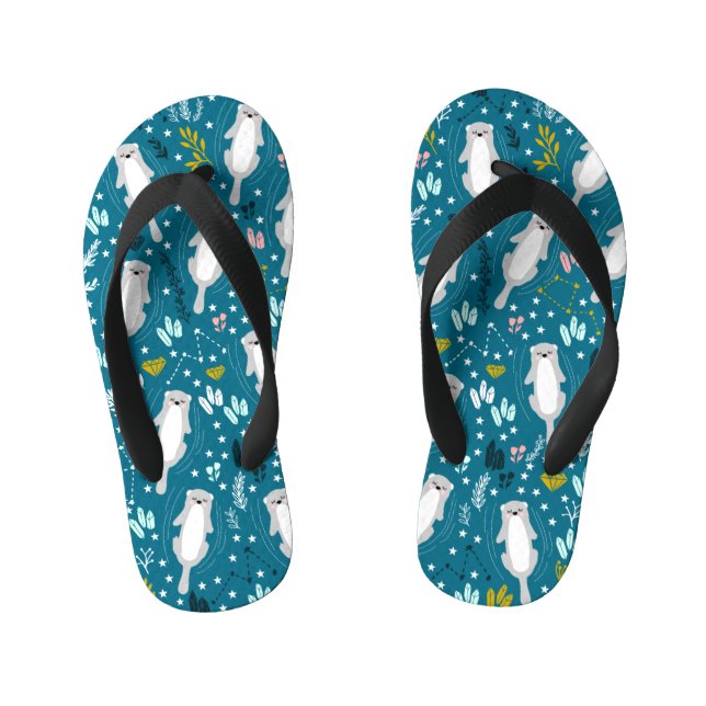 Chanclas Para Niños Flip Flops de nutria (Plantilla)