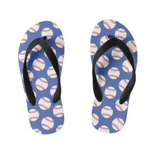 Chanclas Para Niños Flip flops de patrón deporte de béisbol