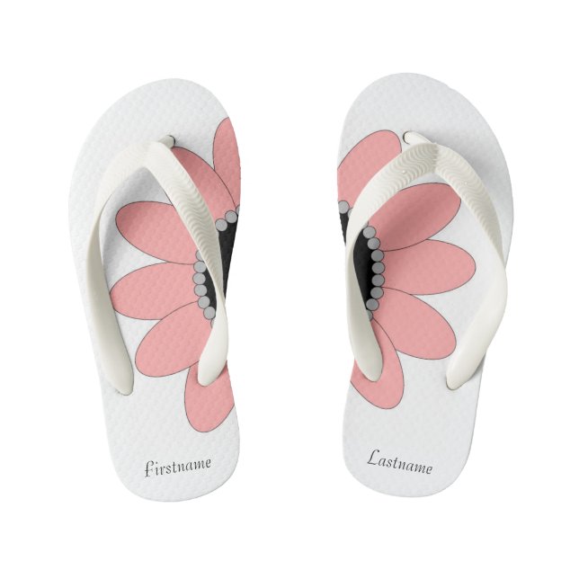 Chanclas Para Niños Flip Flops en floración - Personalizar (Plantilla)