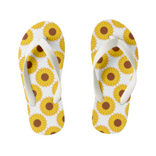 Chanclas Para Niños Flip Flops, niños/girasoles