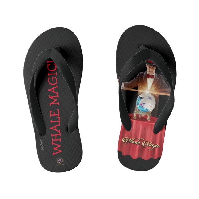 Chanclas Para Niños ¡Flip Flops niños WHALE MAGIC! (Plantilla)