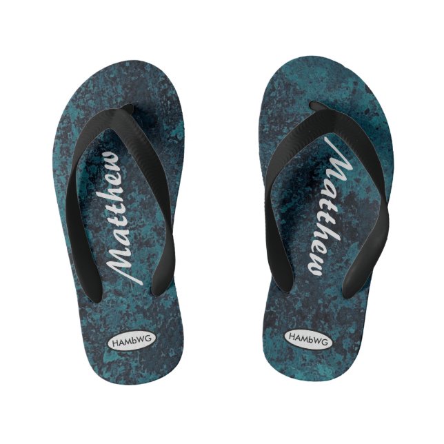Chanclas Para Niños Flip-Flops Personalizado del niño HAMbWG (Plantilla)
