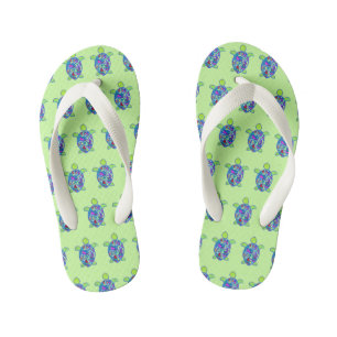 Chanclas Para Niños Flips-flopes de la tortuga