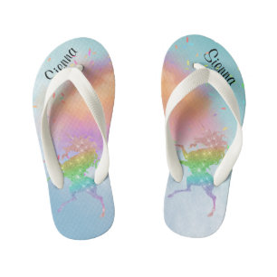 Chanclas Para Niños Flips-flopes personalizados unicornio del