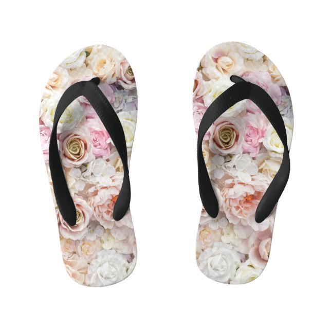 Chanclas Para Niños Flor Bouquet (Plantilla)