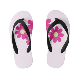 Chanclas Para Niños Floral rosa