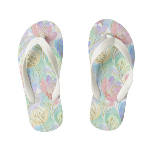 Chanclas Para Niños Flores