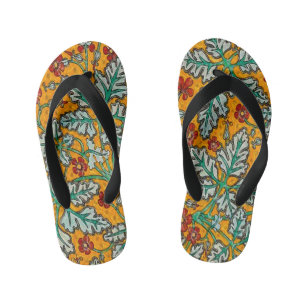 Chanclas Para Niños Flores Amarillas de Betty