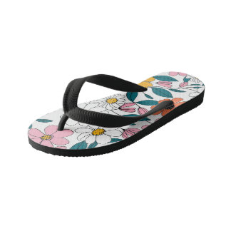 Chanclas Para Niños Flores de primavera