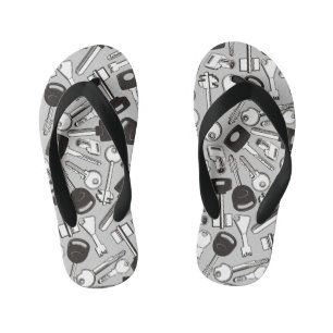 Chanclas Para Niños Fondo de conjunto de claves