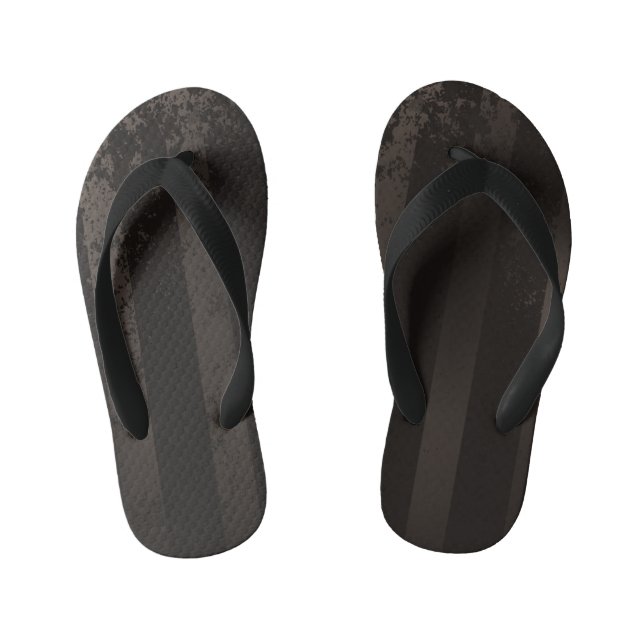 Chanclas Para Niños fondo marrón rayado de vapor (Plantilla)