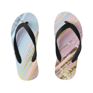 Chanclas Para Niños Fondo rosa texturizado