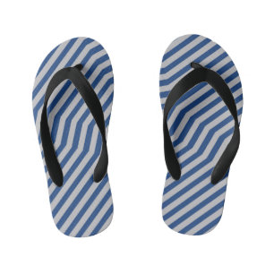Chanclas Para Niños Fondo simétrico de rayas diagonales 6