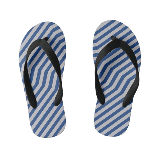 Chanclas Para Niños Fondo simétrico de rayas diagonales 6 (Plantilla)