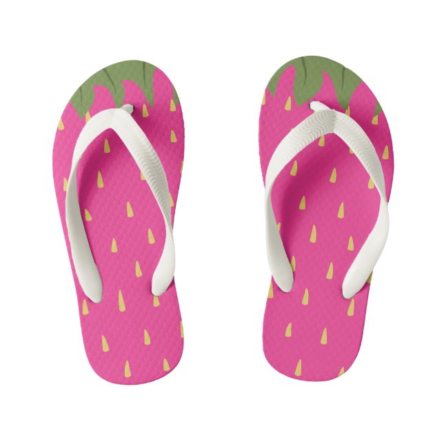 Chanclas Para Niños Fruto Fresa (Plantilla)