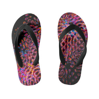 Chanclas Para Niños "Fuego etéreo: Un relámpago cautivador de