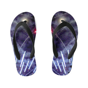 Chanclas Para Niños Fuegos artificiales 1 niño pequeño doblado