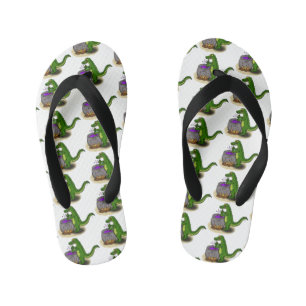 Chanclas Para Niños Fundido personalizado de cocina de caimanes verdes