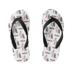Chanclas Para Niños Funny marabou stork personalizado