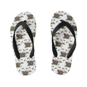Chanclas Para Niños Funny personalizado de humor de buitres