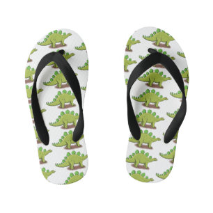 Chanclas Para Niños Funny stegosaurus dinosaur personalizado