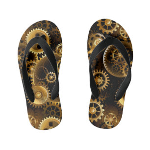 Chanclas Para Niños Gases de bronce de vapor sin soldadura