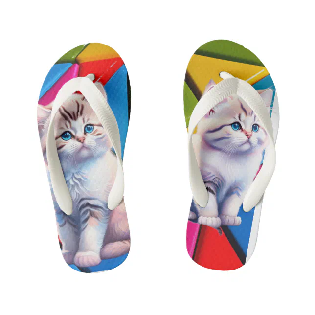 Chanclas Para Ni os Gato Zazzle.es