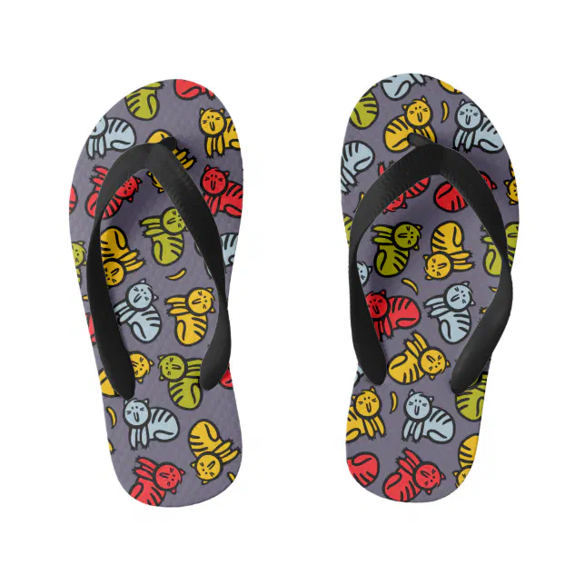 Chanclas Para Ni os Gatos m s bananas Zazzle.es