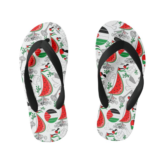Chanclas Para Niños Gaza: Barcos de la Flotilla de Sumuda por la Liber (Plantilla)