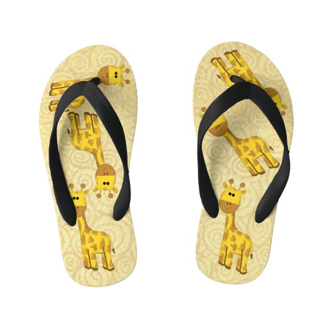 Chanclas Para Niños Giraffe Kids Flip Flops (Plantilla)