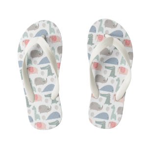 Chanclas Para Niños Gracioso patrón animal facial