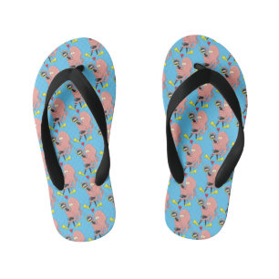 Chanclas Para Niños Gracioso pulpo abrazos buceo humor personalizado