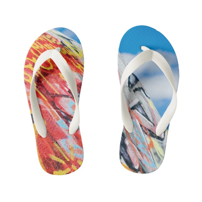 Chanclas Para Niños graffiti planetario (Plantilla)