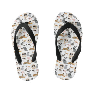Chanclas Para Niños Guay y animales divertidos con gafas de sol