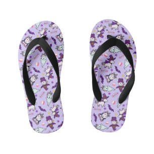 Chanclas Para Niños Halloween Unicornios