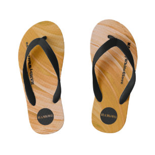 Chanclas Para Niños HAMbWG Flip-Flops - Naranja Swirl