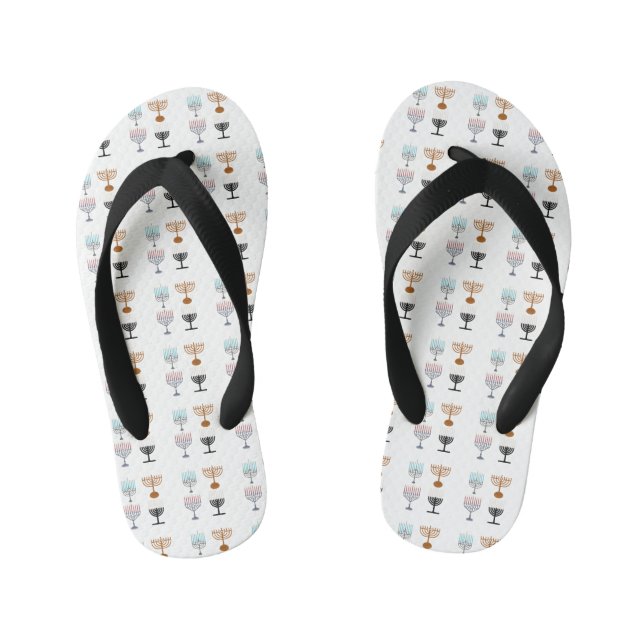 Chanclas Para Niños Hanukkah Religión Judaísmo judaico judío (Plantilla)