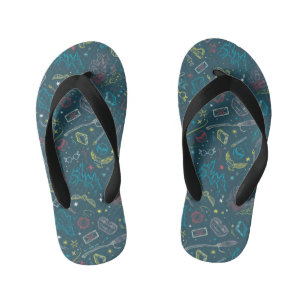 Chanclas Para Niños HARRY POTTER™ Artifacts Line Art Pattern
