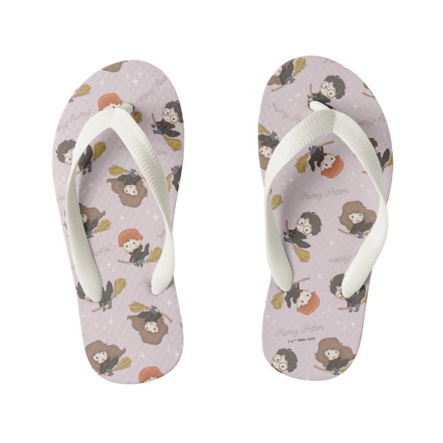 Chanclas Para Niños HARRY POTTER™, Hermione, & Ron Patrón de vuelo (Plantilla)
