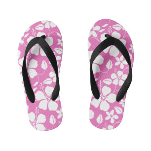CHANCLAS PARA NIÑOS HAWAIIAN HULA (HIBISCUS) PINK