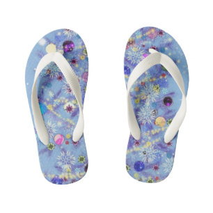 Chanclas Para Niños Hermosos arbustos de niños de Navidad