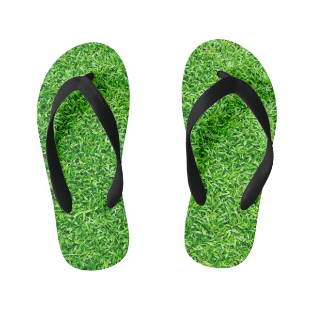 Chanclas Para Niños Hierba verde (Plantilla)
