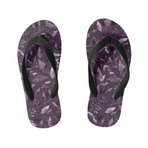 Chanclas Para Niños Hojas caídas de agua 7