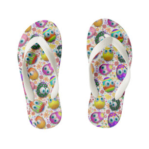 Chanclas Para Niños Huevos de Pascua de dibujos animados lindos y dive