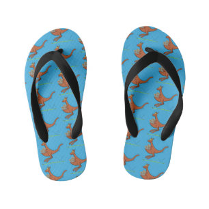 Chanclas Para Niños Ilustracion de canguro y personalizado de koalas